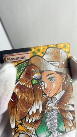Hand Painted Altered MTG Card,Anime Girl,waifu FromJapan 2026 #s06 mountain - Image 2