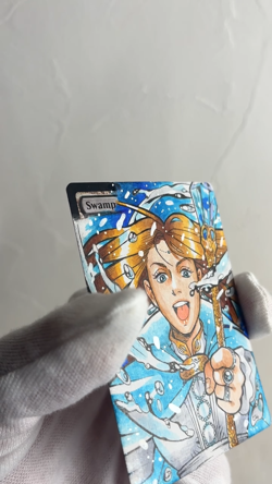 Hand Painted Altered MTG Card,Anime Girl,waifu FromJapan 2026 #s01 swamp - Image 2