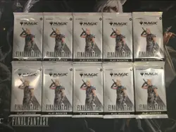 Lot Of 10 Magic the Gathering Final Fantasy Play Booster Packs MTG FF New Sealed - Image 1