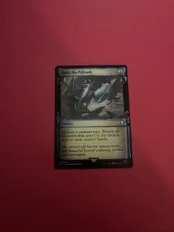 Raise the Palisade (Showcase Scrolls) Commander: the Lord of the rings Foil - Image 1