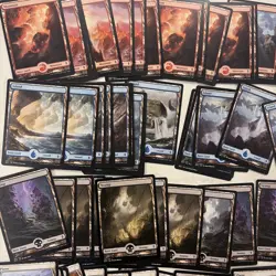 Magic the Gathering MTG Battle For Zendikar 115 Card Lot LP Full Art Basic Land - Image 2