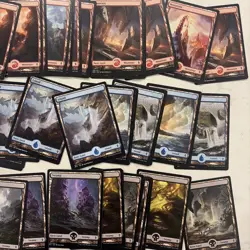 Magic the Gathering MTG Battle For Zendikar 115 Card Lot LP Full Art Basic Land - Image 3