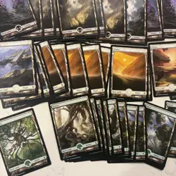 Magic the Gathering MTG Battle For Zendikar 115 Card Lot LP Full Art Basic Land - Image 5