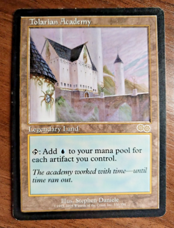 1x Tolarian Academy - MP - Urza's Saga - SPARROW MAGIC mtg - b - Image 1