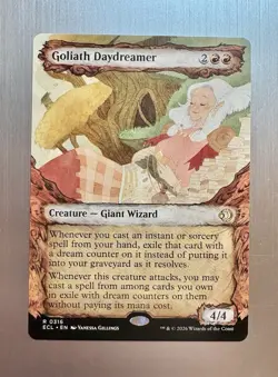 Goliath Daydreamer - 316 - MTG: Lorwyn Eclipsed - Fable Frame - Showcase - Image 1