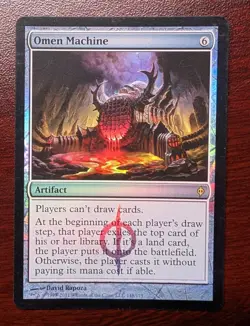 1 x Omen Machine - Foil - New Phyrexia - Near Mint - MTG - Image 1