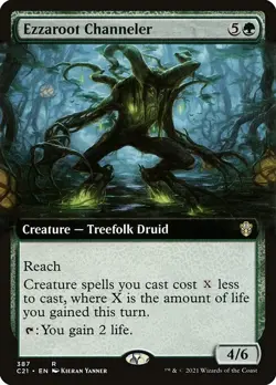 Ezzaroot Channeler-Commander 2021-Extended Art-Regular-387-NM - Image 1