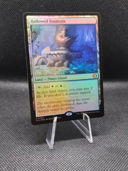 Hallowed Fountain 0265 FOIL Lorwyn Eclipsed ECL MTG Magic Unplayed Land - Image 1