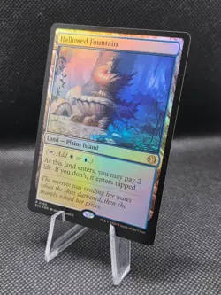 Hallowed Fountain 0265 FOIL Lorwyn Eclipsed ECL MTG Magic Unplayed Land - Image 2