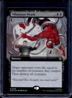 2025 Magic MTG MTG Spider-Man Villainous Wrath Extended Art R #0259 - Image 1
