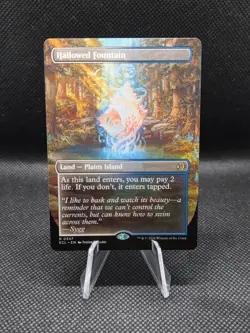 Hallowed Fountain 0347 Borderless REGULAR Lorwyn Eclipsed ECL MTG - Image 1