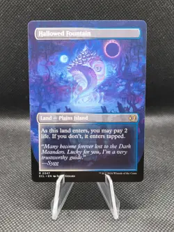 Hallowed Fountain 0347 Borderless REGULAR Lorwyn Eclipsed ECL MTG - Image 4