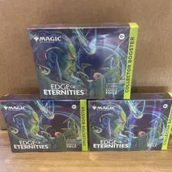 (LOT OF 3) Magic The Gathering Edge Of Eternities Collector Booster Pack - Image 1