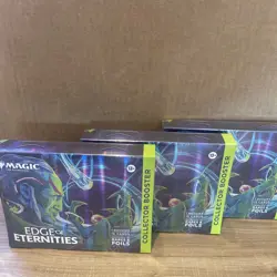 (LOT OF 3) Magic The Gathering Edge Of Eternities Collector Booster Pack - Image 2