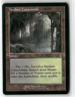 Magic the Gathering Verdant Catacombs (Retro Frame) Modern Horizons 2 - Image 1