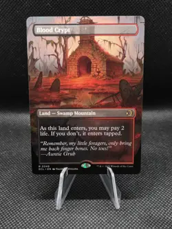 Blood Crypt #0349 Borderless REGULAR Lorwyn Eclipsed Magic The Gathering MTG - Image 1
