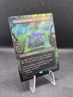 Overgrown Tomb #350 Borderless FOIL Lorwyn Eclipsed NM MTG - Image 2