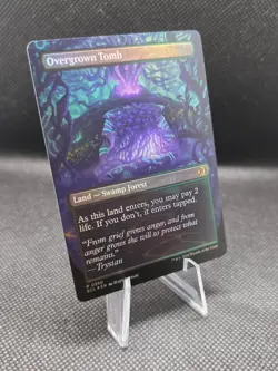 Overgrown Tomb #350 Borderless FOIL Lorwyn Eclipsed NM MTG - Image 5