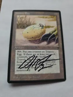 Triassic Egg Artist Proof SIGNED By Dan Frazier Magic the Gathering - Image 1