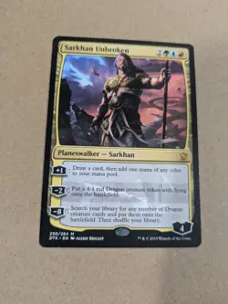 Sarkhan Unbroken - MTG - Dragons of Tarkir - LP - Image 1