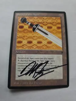 Sword Of The Ages Artist Proof SIGNED By Dan Frazier Magic the Gathering - Image 1
