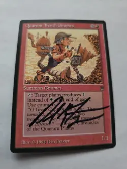Quarum Trench Gnomes Artist Proof SIGNED By Dan Frazier Magic the Gathering - Image 1