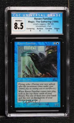 Raven Familiar Foil Magic: Urza's Legacy CGC 8.5 1999 - Image 1