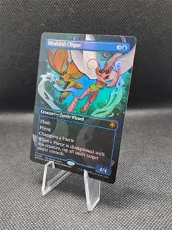 MTG Mistbind Clique 0131 *FOIL* Borderless Special Guest Lorwyn Eclipsed NM-MT - Image 3