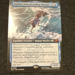 Katara Waterbending Master TLE Legendary Creature Blue 0180 Regular Avatar Magic - Image 1