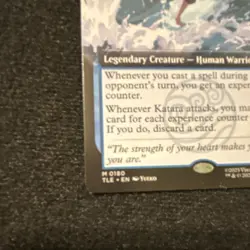 Katara Waterbending Master TLE Legendary Creature Blue 0180 Regular Avatar Magic - Image 4