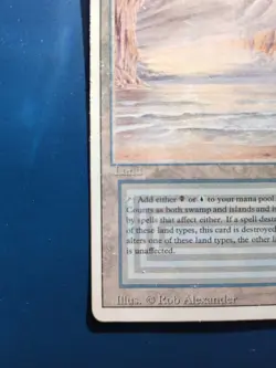 Underground Sea MP Front/HP Back Revised MtG Magic - Image 2