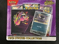 Pokemon Ascended Heroes Tech Sticker Collection 3-Pack Gastly Promo - Sealed - Image 2