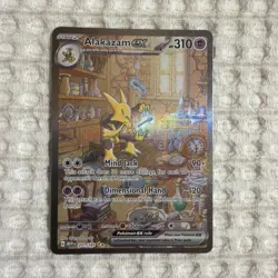 Pokemon TCG Alakazam EX 201/165 Special Illus. Rare Scarlet & Violet 151 SIR - Image 1