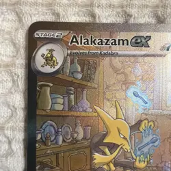 Pokemon TCG Alakazam EX 201/165 Special Illus. Rare Scarlet & Violet 151 SIR - Image 2