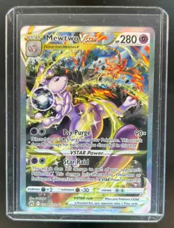 2023 Pokemon SWSH Crown Zenith Mewtwo VST Galarian Gallery #GG44/GG70 - Image 1