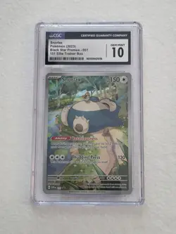 2023 POKEMON SVP EN-SV BLACK STAR PROMO 051 SNORLAX 151 ELITE TRAINER BOX - Image 1
