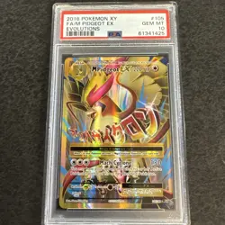 Pokemon XY Evolutions Mega M Pidgeot EX 105/108 2016 PSA 10 #105 - Image 1