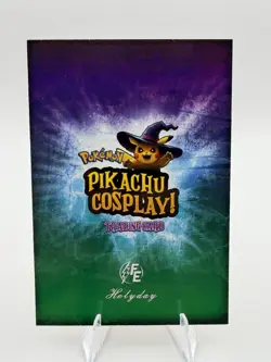 Pokemon Pikachu Cosplay Deadpool Wolverine Card #E42 Gold Holo - Image 2