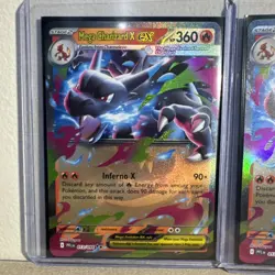 Mega Charizard X Ex 013/094 Phantasmal Flame Double Rare LOT of 3 - Image 3