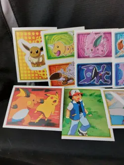 Vintage Pokemon Merlin Sticker Lot Of 13 - Regular - Near Mint - Image 2