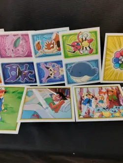 Vintage Pokemon Merlin Sticker Lot Of 13 - Regular - Near Mint - Image 3