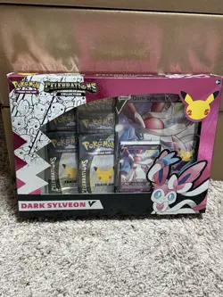 Pokemon TCG: 25th Anniversary Celebrations Dark Sylveon V Collection Box -Sealed - Image 1