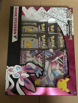 Pokemon TCG: 25th Anniversary Celebrations Dark Sylveon V Collection Box -Sealed - Image 2