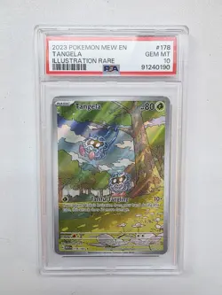 TANGELA PSA 10 2023 POKEMON MEW EN SV 151 #178/165 ILLUSTRATION RARE 192 Wow! - Image 1