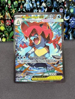 Pokemon TCG Mega Feraligatr EX 274/217 Full Art SIR English Ascended Hero’s - Image 1