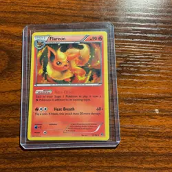 2016 POKEMON RUSSIAN XY ANCIENT ORIGINS 13 FLAREON - Image 1