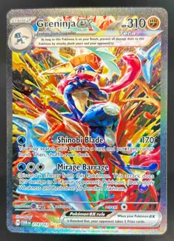2024 Pokemon Twilight Masquerade Greninja ex #214/167 - Image 1