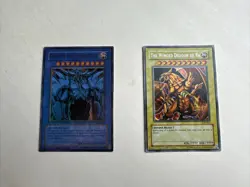 Obelisk The Tormentor & The Winged Dragon of Ra Both Near Mint GB1-002 GB1-003 - Image 1