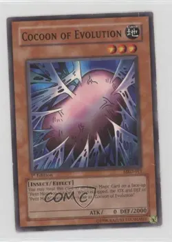 Cocoon Of Evolution (SP) 1st Ed. YuGiOh Metal Raiders #MRD-011 2002 - Image 1