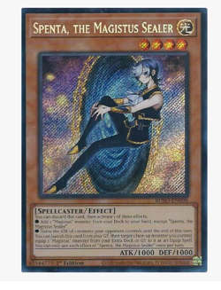 Spenta, the Magistus Sealer - BPRO-EN098 - Secret Rare YuGiOh - Image 1
